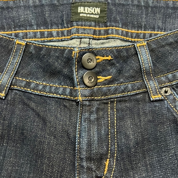 HUDSON Boot Cut Denim with Signature Flap Pocket Jeans Style NW170DHK Sz 28 - Picture 7 of 11